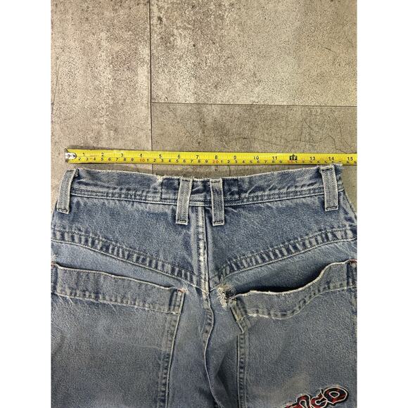 Vintage 90s Baggy Jean JNCO “Take” Jeans Size 28x28 Made In USA - Picture 9 of 12